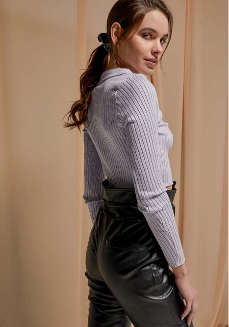 Ζακέτα πλεκτή cropped